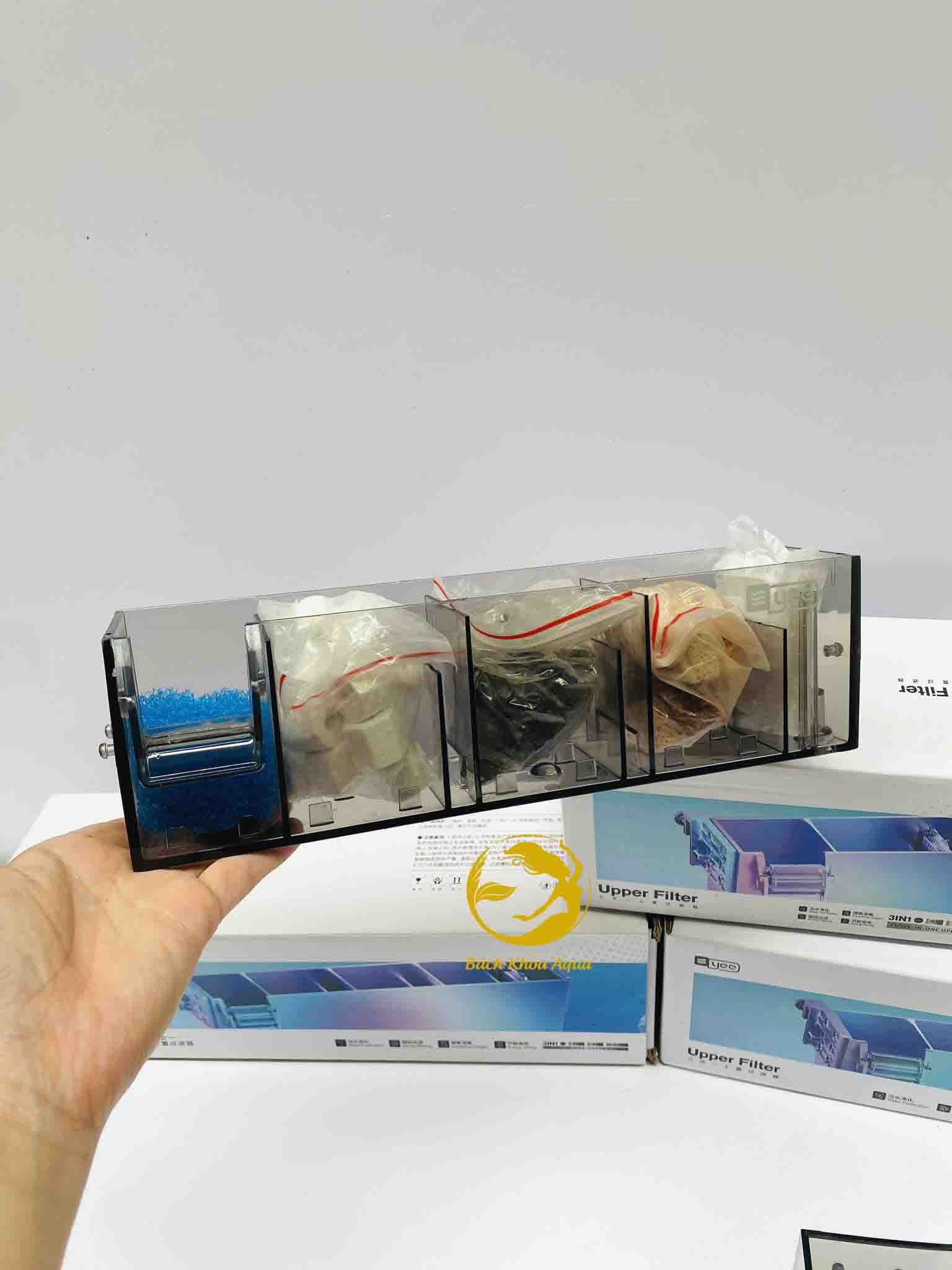 Lọc tràn trên YEE - Kèm sẵn bơm và vật liệu lọc cho bể cá